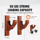 Gun Rack Wall Mount Horizontal Gun Rack And Shotgun Hooks For Single Gun