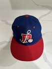 Minor League Baseball Hat Cap Fitted Mens 7 1 4 Blue Red Wool New Era 59fifty