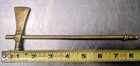 Vintage 1980 s - Solid Brass Peace Pipe Tomahawk axe  - Collectable - One Hitter