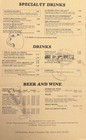 Dick Clark s American Bandstand Grill Restaurant Menu Columbus Ohio 1990s