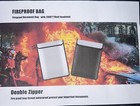 2000    Fire Proof Money Bag  Fireproof Document Pouch Waterproof  Safe Cash  Us