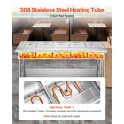 Uimoso 5-pan Commercial Steam Table With Individual Temperature Settings