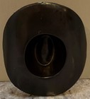 Vintage Marx Johnny West Cowboy Hat Accessory Black Pliable 1 6 Scale 4 25 