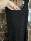 Cache Women   s Xs Vintage Y2k Dress Black Beaded Long Maxi Prom Formal Dress