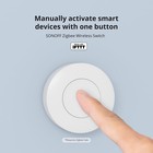 2pcs Sonoff Zigbee Wireless Switch Button Snzb-01p Smart Home Automation Control