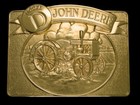 Ue13167  nos  Vintage 1988   john Deere Model D   Tractor 24k Gold Plate Buckle