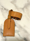Louis Vuitton Vachetta Leather Luggage Tag   Poignet Excellent Condition