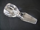 Large Facet Crystal 5  Vintage Bottle Stopper