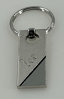 Lee Engraved Silver Tone Keychain Ring Fob
