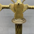Italian Brass   Marble Balance Scale - Made In Italy Vintage Good Shape