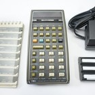 Hewlett Packard Hp 67 Scientific Calculator   Oem Power Supply   Case  vintage 