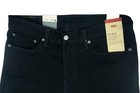 Jet Black Levis 511 Slim Fit Jeans Mens Mid Rise 28 30 32 34 36
