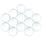 16mm  5 8   Round Glass Cabochons - Clear Magnifying Dome Cabs - 5 8 Inch
