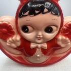 Vintage Celluloid Rocking Doll Roly Poly Musical Chime Toy Nevalyashka Cordine