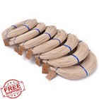 Vfulie Basket Round Reed  5 2 75mm 1-pound Coil Basket Weaving Cane For Chair   