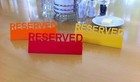 Table Reserved   Reserved Sign   Wedding   Planning   Decor  