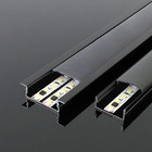 10pcs 6 6ft 2m Each Aluminum Channel Holder For Led Strip Black Track And Cover