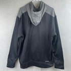 Adidas Ultimate Hoodie Mens Xl Black Grey Climawarm Fleece Performance Pullover