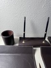 Bey Berk Large Leather Desk Set Everything Included In Pitures