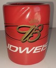 Vintage Budweiser Can Cooler  Red Crown Logo Insulated Beer Holder