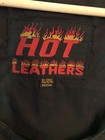Biker Vest Hot Leathers Black Leather  Men s Xl Motorcycle Jacket  109 Nwt B16