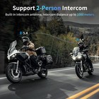 Fx-s Motorcycle Bluetooth Headset Helmet Intercom 2-way 1000m Communication Us