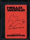Exo Baekhyun - Hello World Album Official Photocard Kpop