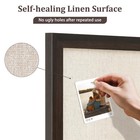 Bulletin Board Linen 24   X 18   Wood Framed Cork Photo Display Pin Office Home
