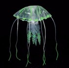 Large Green Glowing Effect Artificial Jellyfish For Aquarium Fish Tank Ornament