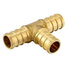 Efield 30pcs Pex 1 2  X 1 2  X 1 2  Tee Barb Crimp Brass Fittings  Lead Free