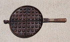 Antique  8 Wagner Mfg Co   Sidney  Oh Waffle Iron 1910