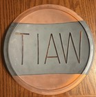 Traffic Signal Lens Wait Pedestrian Orange Glass  Kopp 1940 s Excellent Reduced