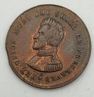 1863 Civil War Token Beware Snake Must Be Preserved F-136-397 Exonumia Copper