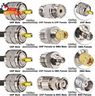 Ham Radio Coax Cable 50 Ohm  Rg58 Coaxial Cable 49 2ft  Pl259 Male To Male Coax 