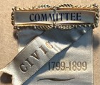 1799-1899  West Chester Pa  Centennial Anniversary Ribbon  Committee  Civic