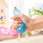 1x Cute Duck Squishy Sugar Stress Ball  Glitter Duck Stress Relief Squeeze Toy