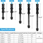 Aquaneat Aquarium Heater  50w Fish Tank Adjustable Submersible 