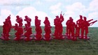 Armies In Plastic  French   Indian War British Light Infantry 1 32 Scale  54mm 