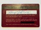 Montgomery Ward Vintage Charge Card      collectible Credit Card      version 4