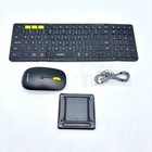 Samsers On The Go Backlit Rechargeable Folding Keyboard And Mouse - Black