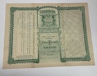1919 Comet Automobile Company Stock Certificate