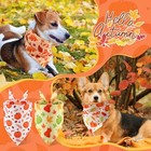 Abbylike 200 Pcs Fall Thanksgiving Dog Fall Pumpkin Orange  Yellow brown