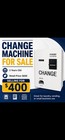 Commercial Bill-to-coin Changer Accepts  1  5  10  20 Dispenses Quarters