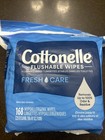 Cottonelle Fresh Care Flushable Wet Wipes  Adult Wet Wipes 168 Wipes Per Pack