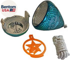 3 Pack Jumbo Cobra Spinning Top Set With 3 Assorted Color Toma Todo Mexican Trad