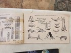 Lot Of  2  Gilbert Erector Set Instruction Booklet Manual Books - Rare vintage 