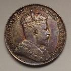 Canada 1910 Silver 10 Cent Canadian Coin King Edward Vii   925 Fine 