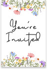 Wildflower Birthday Party Invitations With Envelopes Set Of 20 Spring Summer Wil
