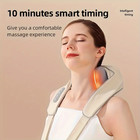 Shiatsu Back Neck And Shoulder Massager With Heat Deep Tissue 6d Kneading Pillow