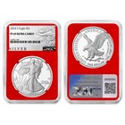 2024-s Proof  1 American Silver Eagle 3pc Set Ngc Pf69uc Als Label Red White    